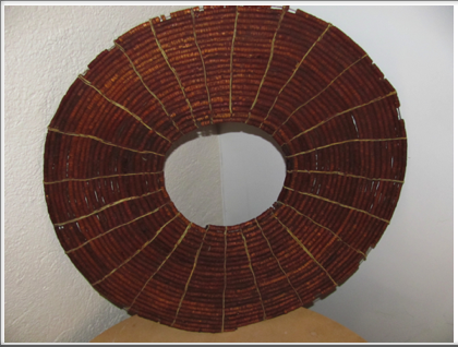 Wood Beaded Platter or Head Dress
W47cm
$175